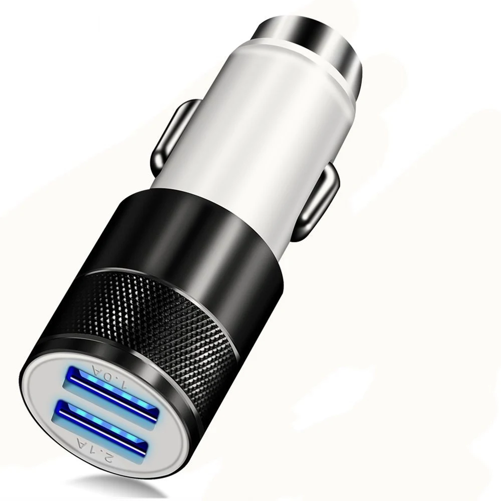 كراوتش 2 USB الناتج شاحن سيارة 2.1A ماكس (الحقيقي) سريع تهمة ل فون X 8 8 زائد 6 s لسامسونج غالاكسي s8 s8 + ملاحظة 8 اللوحي