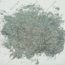 50 грамм серебристо-серая цветная Косметика слюда перламутр пигмент порошок пыли для DIY лак для ногтей и макияж тени для век