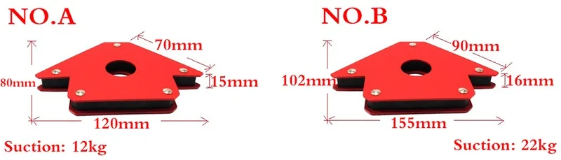 welding iron suction welding magnet Neodymium Magnetic Clamp Holder 30LBS 55LBS With Switch