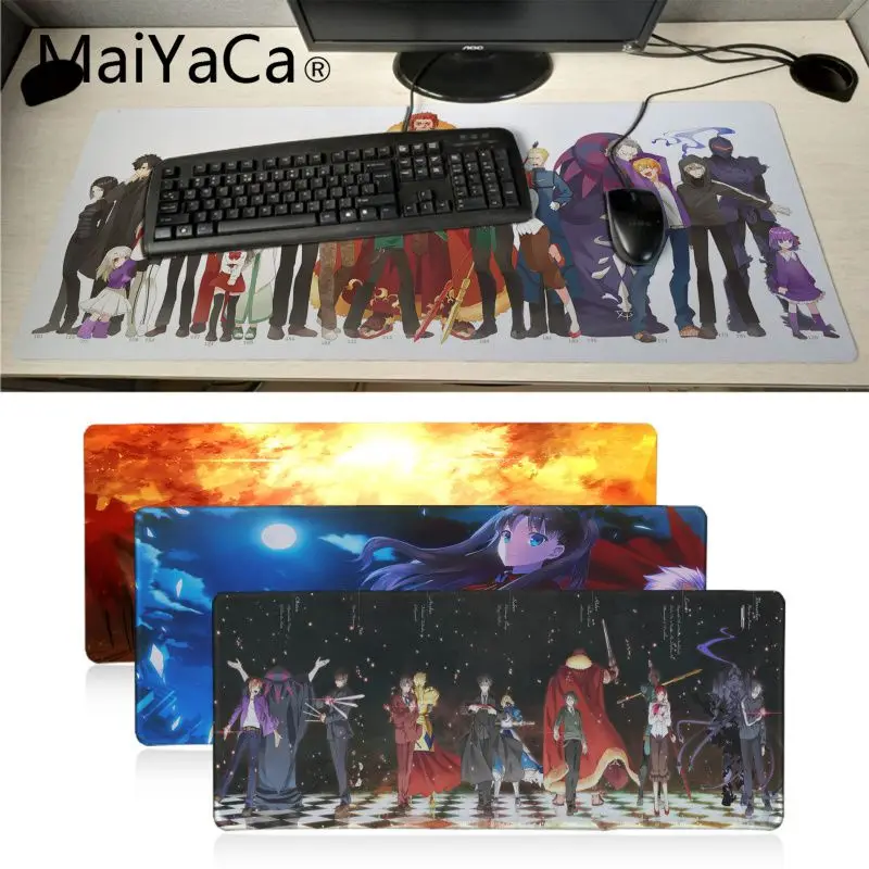 Maiyaca Boy Gift Pad Servant Fate Zero Stay Night Lock Edge Speed Control Laptop Keyboard Mat game Gaming Necessary Mouse | Компьютеры и