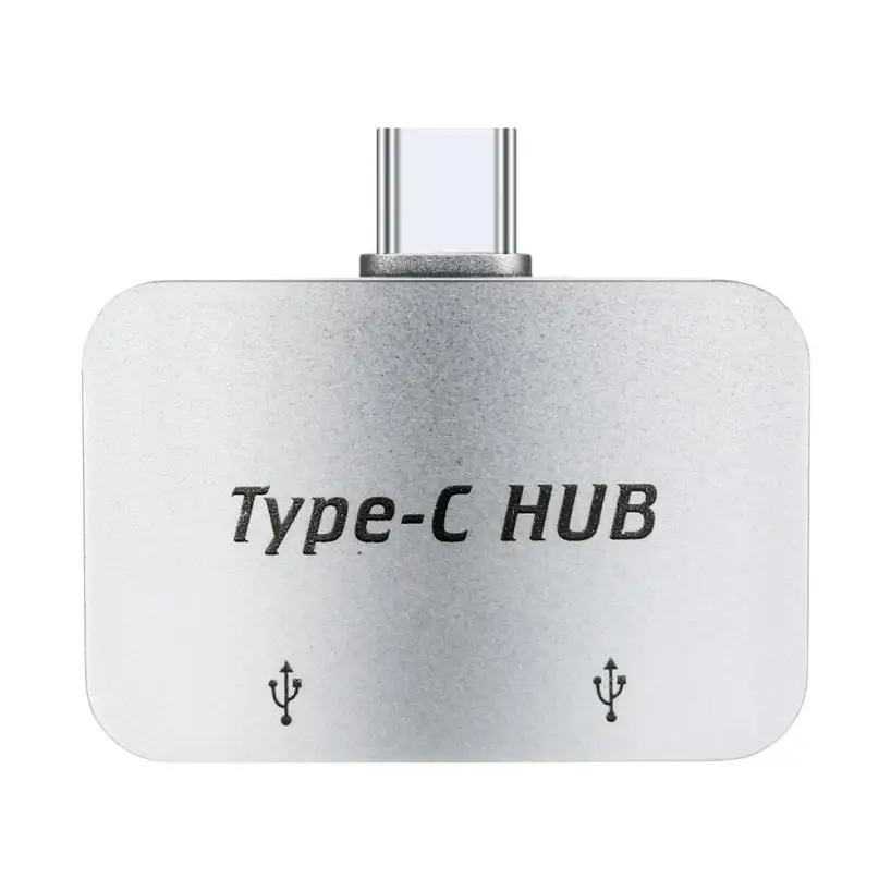 Кабель с разъемами типа C и USB 3 0 2 порта разветвитель OTG адаптер для Samsung S9 чтения
