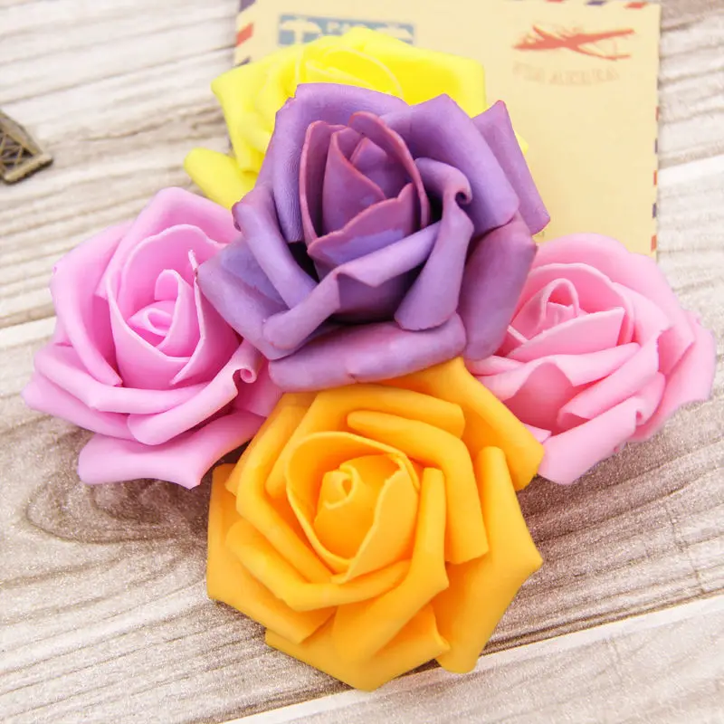 Hot-Sale-Artificial-Foam-Roses-For-Home-And-Wedding-Decoration-Flower-Heads-Kissing-Balls-For-Weddings (2)