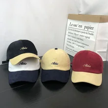 Летняя бейсбольная Кепка унисекс s шапка разноцветная с буквами Snapback шляпа хип-хоп Регулируемая Высококачественная женская шапка женская бейсболка