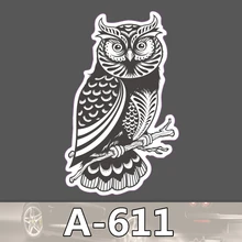 A 611 Owl Waterproof Cool DIY Stickers For Laptop Luggage Fridge Skateboard Car Graffiti Cartoon Sticker