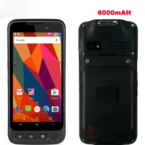 Original IP67 Rugged Waterproof Smartphone Fingerprint Octa Core 5 0  Android 7 0 Mobile Phone Scanner NFC 8000mAH Battery