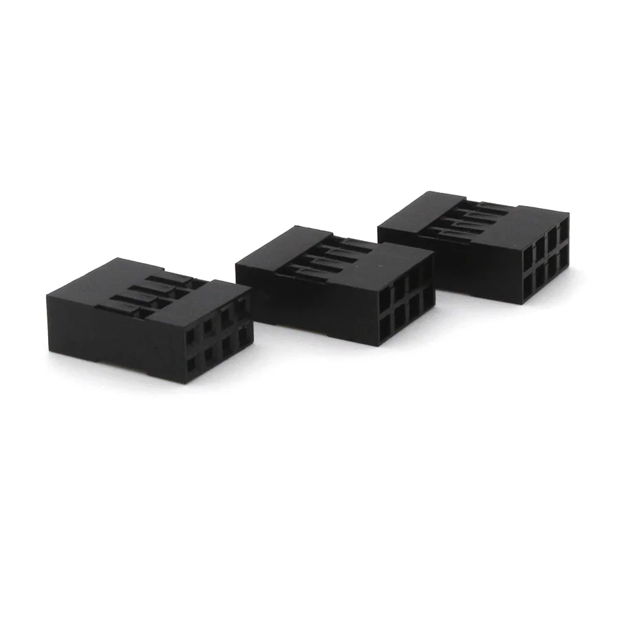 

20pcs/lot double row 2.54mm Plastic Dupont Jumper header Wire Cable Housing Female Pin dupont head Connector