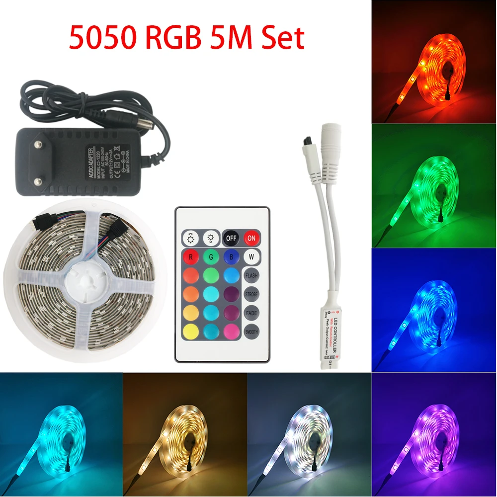5m套图 30灯 5050 RGB