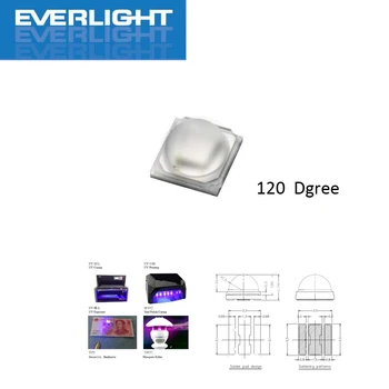 

10PCS 3535 SMD LED UV Diode LED Chip 3W 395-405nm 3.0-3.8V 500ma ROHS Standard Shipping Via Air Mail