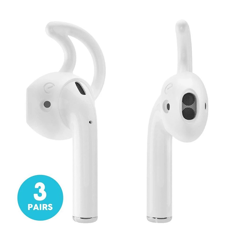 

for airpods accessories air pods earpods case Ear Hooks earphones Strap for Apple earbuds headphones Silicone Cover airpods