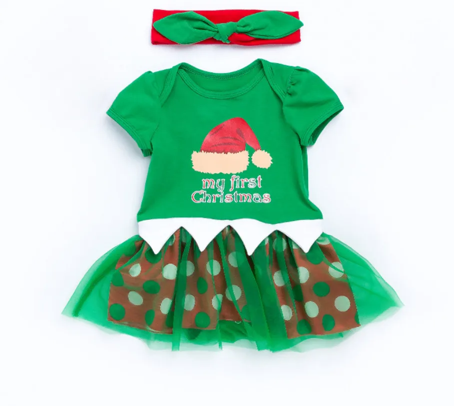 

My First Christmas Baby Tutu Set Roupas Infantis Bebes Xmas Outfits New Born Dresses Party Clothing Sets Girl Kids Clothes Gifts