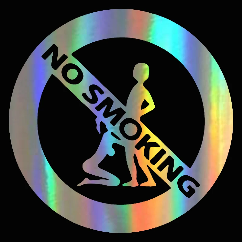 13.5cm13.5cm Car Stickers 3D Girl And Boy No Smoking Fashion Sticker Funny Vinyl Car Styling Decal Motorcycle Sticker On Car (4)