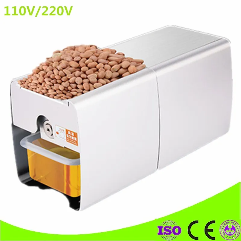 

Cold And Hot Almond Press Oil Machine Stainless Steel Peanut Groundnut Oil Extraction Machine