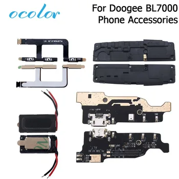 

ocolor For Doogee BL7000 Button Flex Cable Power+Volume Button Speaker Earpiece USB plug Charge Board Loud Speaker