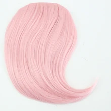 JOY& BEAUTY 6 дюймов синтетическая бахрома Клип В челке Наращивание волос Высокая температура волокно градиент челка