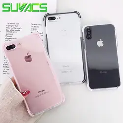 SUYACS новый анти-осень оболочка ноги телефон чехлы для iPhone XS MAX XR 6 6 S 7 8 плюс X прозрачный мягкий ТПУ Телефон задняя крышка Capa