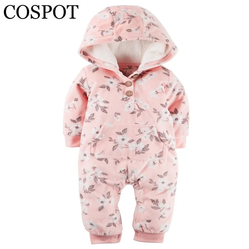 Детский флисовый комбинезон с капюшоном длинным рукавом|newborn romper|fashion romperromper fashion