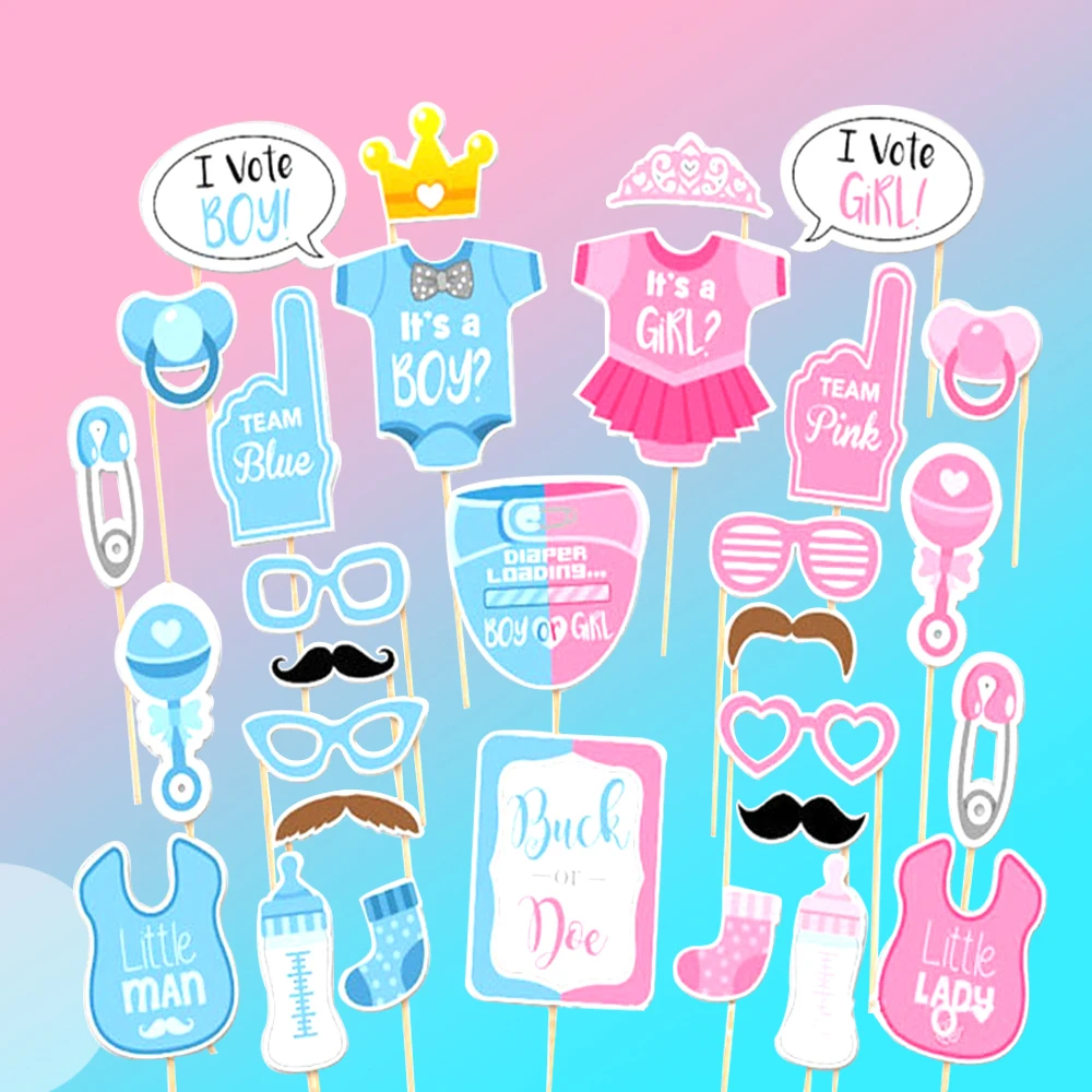Baby Shower Photo Props 1st Birthday Party Photobooth Props Frame Girl