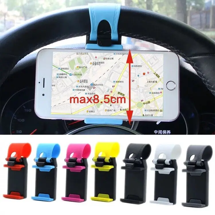 

Car steering wheel Holder Universal Mount Holder Stand for Cell Phone GPS Car Bracket Car Accessories
