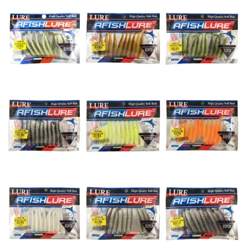 

Screw Soft Lures 68mm 2.3g PVC Fishing Baist Esfishing Worms Bass Fishing Lure Artificial Baits Wacky Fishing Soft Worm