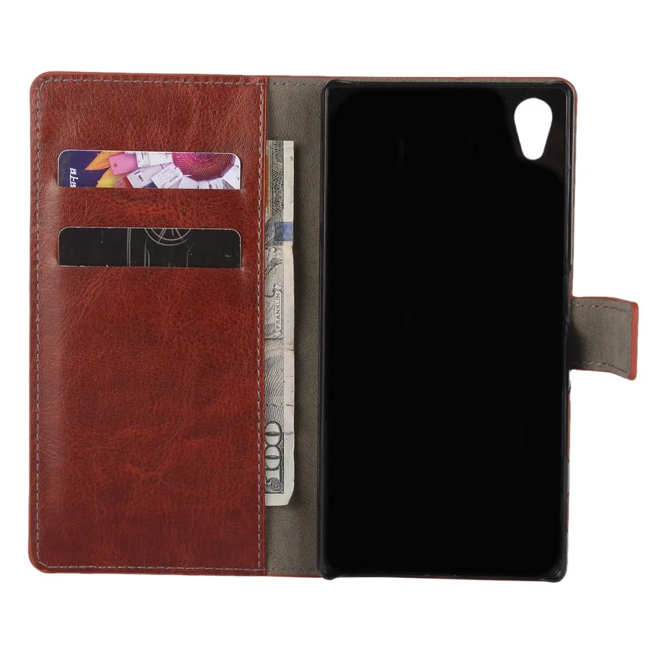 Wallet Case for Sony Xperia Z5 Compact Flip Case PU Leather Z3 Z2 Compact Mini Coque Phone Cover for Sony Z5 Z2 Z3 Compact Case (3)