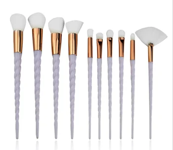 

10pcs Unicorn Beauty Foundation Brushes Makeup Concealer Eyelash Lip Eyeshadow Eyeliner Brush Cosmetic Blushes Tool 200sets