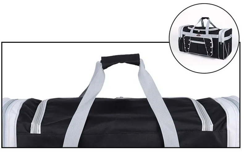 Waterproof Nylon Luggage Gym Bags Outdoor Bag Large Traveling Tas For Women Men Travel Dufflel Sac De Sport Handbags Sack XA15WD