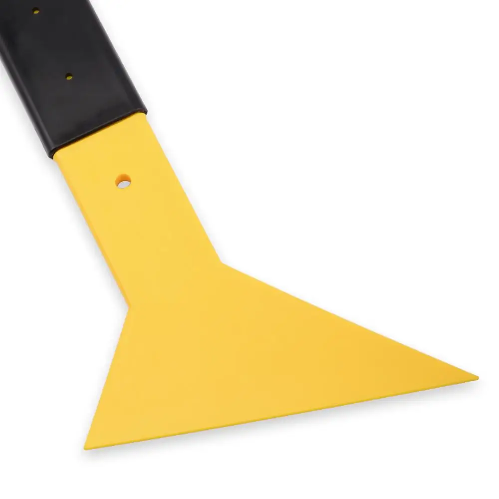 FOSHIO 32.7cm Car Vinyl Wrap Handled Squeegee Window Tint Decal Plastic Scraper Household Glass Cleaning Glue Film Remover Tool