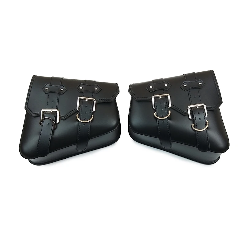 2X Motorcycle Bags For Sportster XL 883 1200 Motorbike Saddle Bags Pu Leather Side Tool Bag Out Door Luggage for BMW SUZUKI (25)