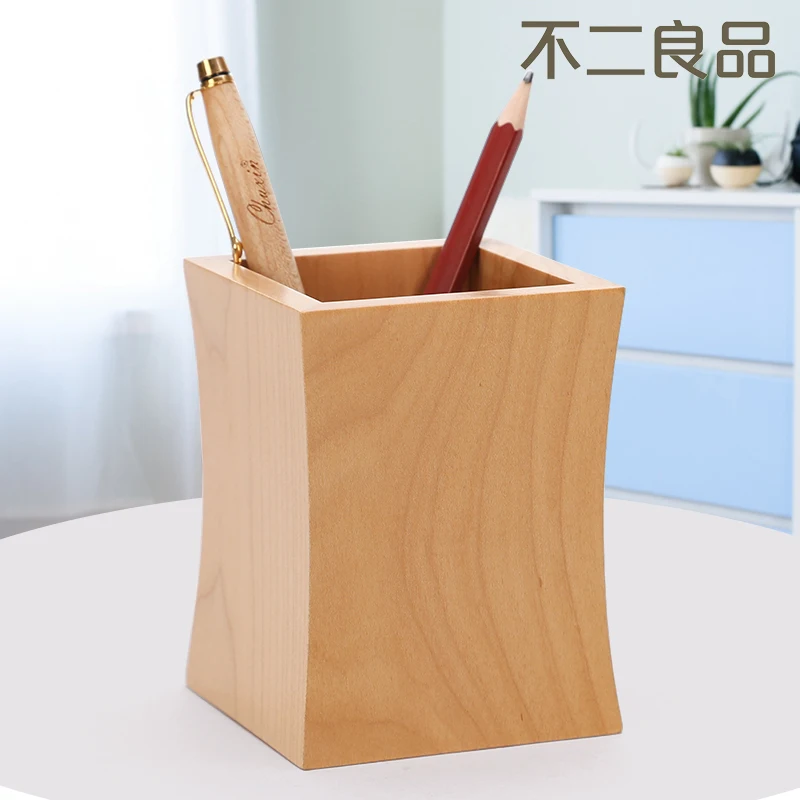 Wooden Pen Creative Fashion Office Supplies Stationery Desk Box Wood Cute Ornaments Office Accessories Pen Holder Pencil Holder Wooden Pen Creative Fashion Office Supplies Stationery Desk Box Wood Cute Ornaments Office Accessories Pen Holder Pencil Holder