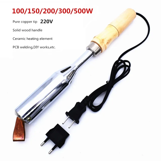 High Power Electric Soldering Iron 100/150/200/300/500W 220V Pure