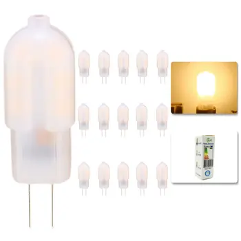 

15x LED G4 Lamp Bulb 12 SMD 2835 COB SMD AC /DC 12V 3W Warm White LED Lighting Lights replace Halogen for Spotlight Chandelier