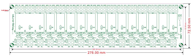 DIN рейку 16 SPDT 16A релейный интерфейс модуля, OMRON G2R-1-E DC24V реле