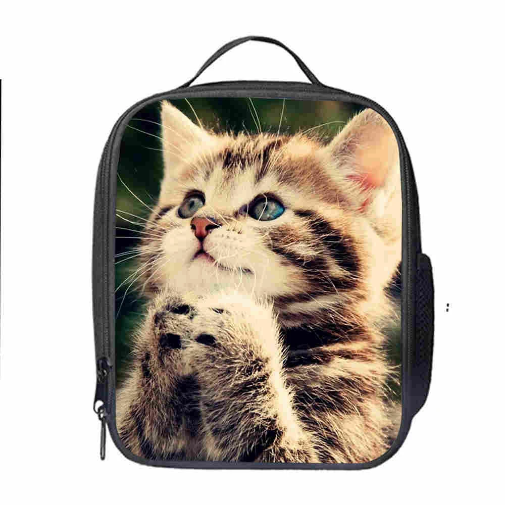 cat lunch tote