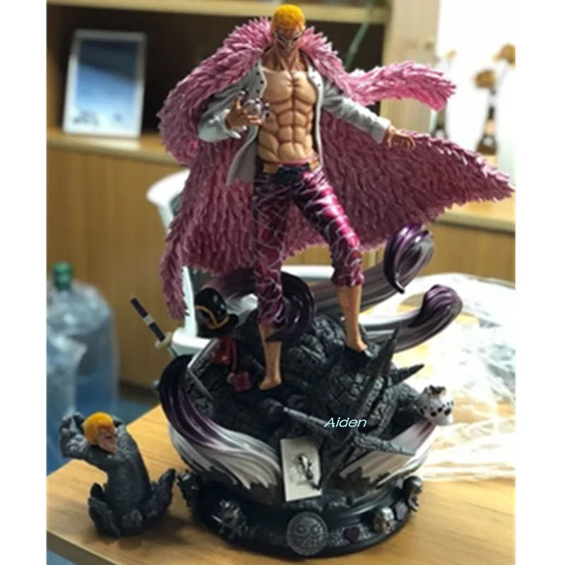 2" Цельная статуя семь военачальников моря бюст Donquixote Doflamingo полноразмерный портрет GK фигурка игрушка коробка 50 см Z543