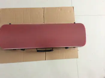 

Musical instrument case for 4/4 size violin carbon fiber red color