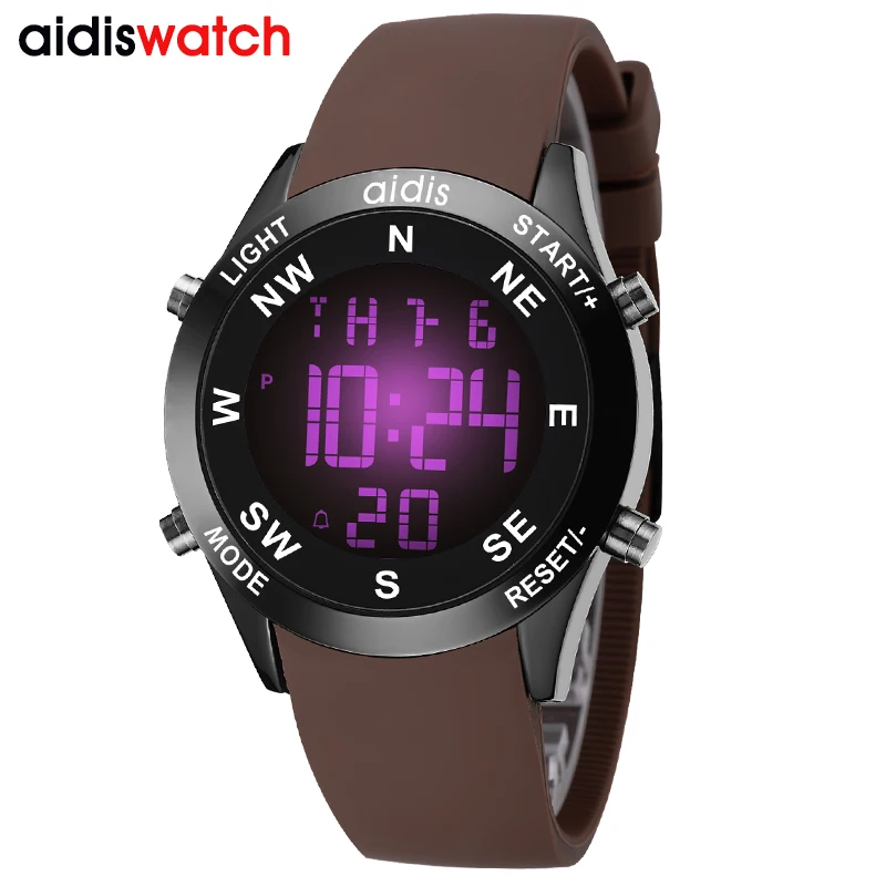 addies fashion korea style waterproof sport watch jelly-like quartz luminous casual wristwatch men watches relogio masculino