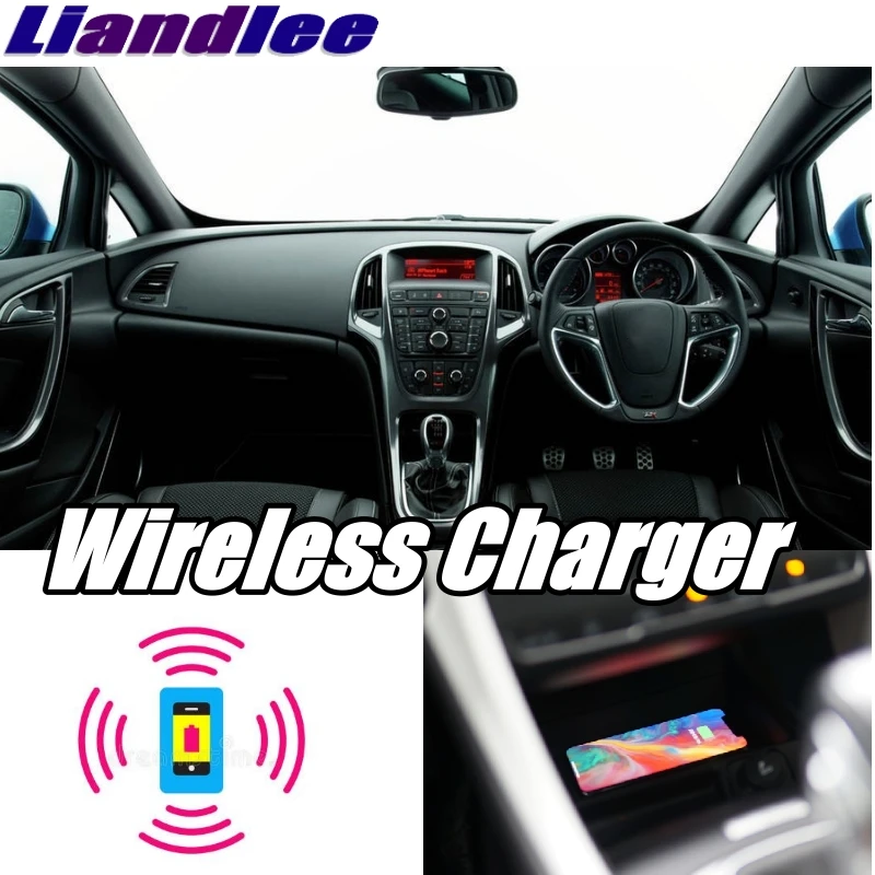 Liandlee беспроводное автомобильное зарядное устройство для телефона, подлокотник, отсек для хранения, быстрая qi Зарядка для Holden для Opel Astra J GTC 2009