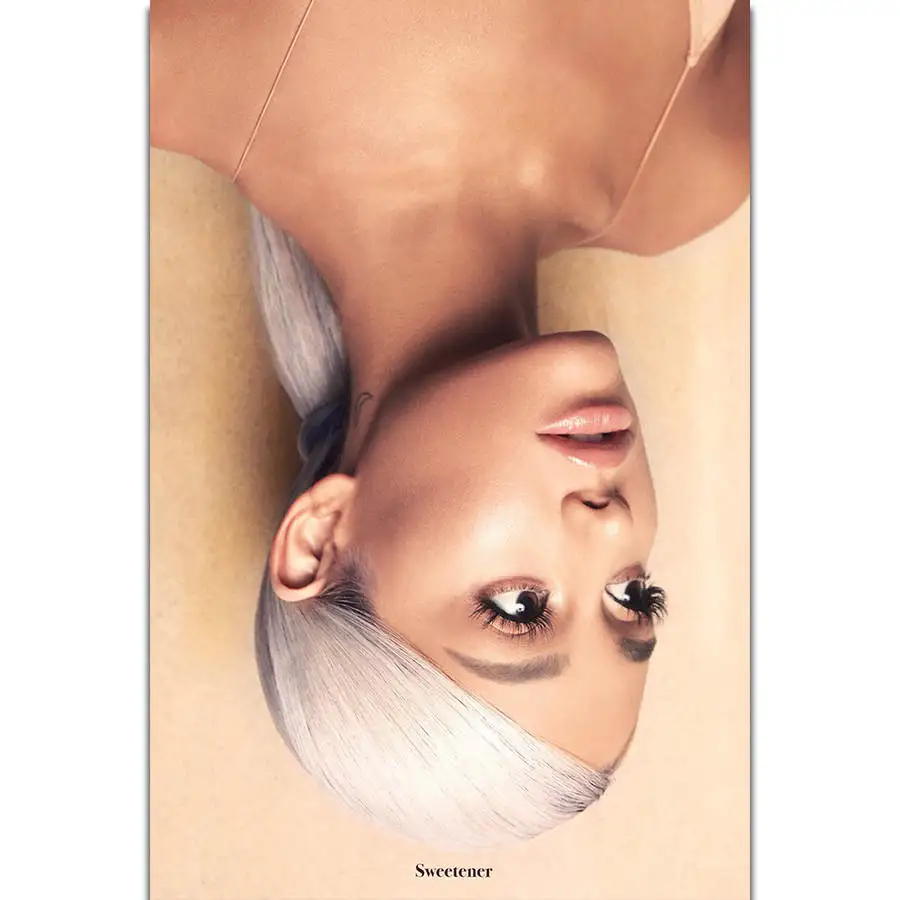 in frame 12x18 cm inch Album Muisic S1837 Cover Grande Sweetener Pop Ariana in frame 12x18 cm inch Album Muisic S1837 Cover Grande Sweetener Pop Ariana