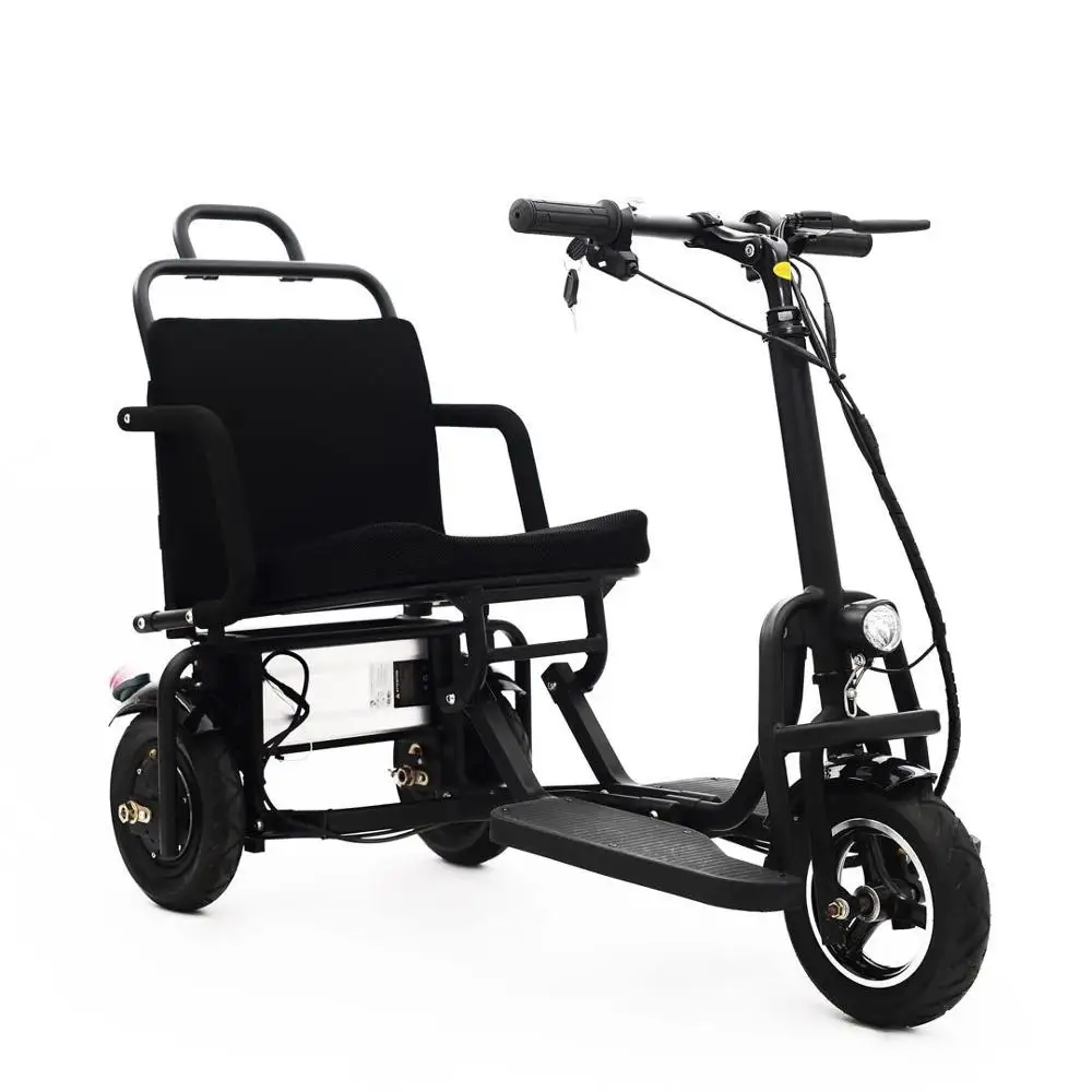 Clearance UBGO 48V10A Single Driver Motor Powerful Three wheel Electric Scooter 10 Inch E-Scooter 0