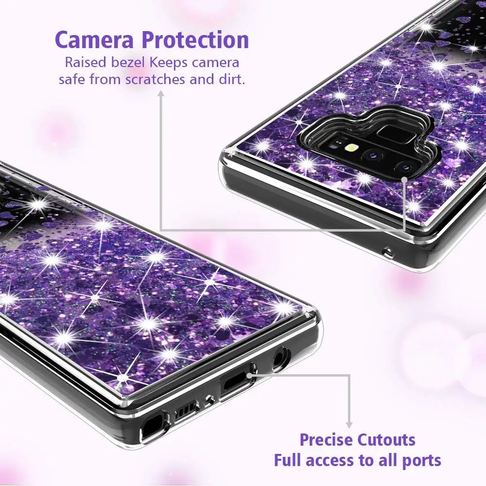 Liquid Glitter Case For Coque Samsung Galaxy Note 9 8 Case Soft Silicone TPU Phone Cases For Samsung Galaxy S9 S8 Plus Note 9 8  (8)