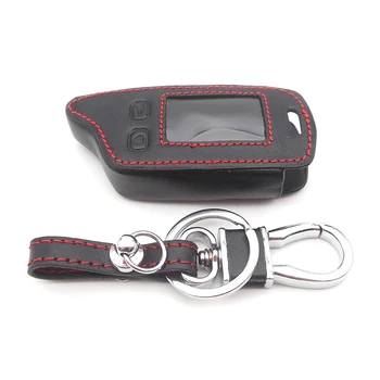 

TW-9010/9020/9030 Leather Key Case For Tomahawk TW9010 TW9030 TW9020 Lcd Remote Control Key Fob TW 9010/9020/9030