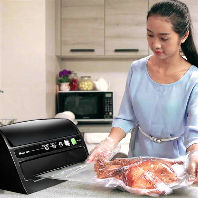 

High Value Multi Function Food Saver Vacuum Packing Machine With Roll Cutter, Electric Vacuum Sealer