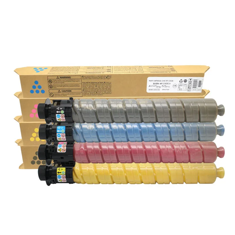 4pcs/set MPC2003 MPC2503 MPC2011 copier toner cartridge Compatible