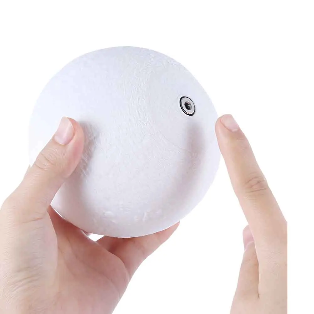 Pantalla 3D Recargable lampara Luna 2 cambio de Color Interruptor táctil dormitorio estantería noche luz inicio decoración rega Pantalla 3D Recargable lampara Luna 2 cambio de Color Interruptor táctil dormitorio estantería noche luz inicio decoración rega