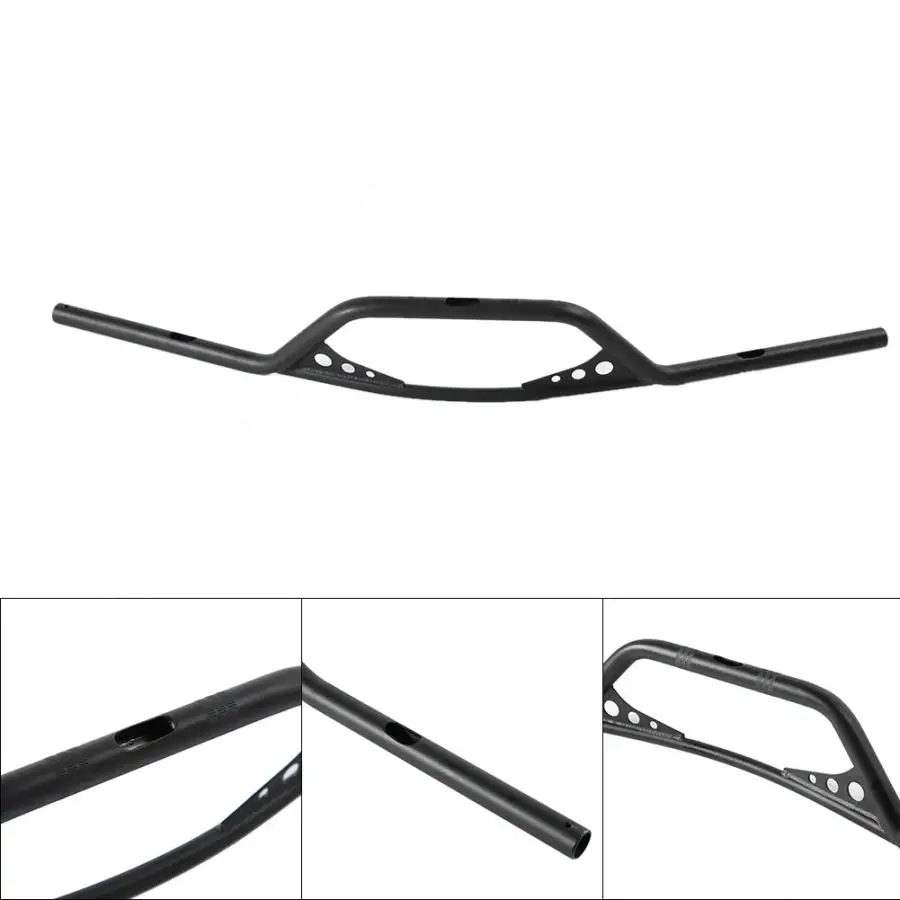 Motocicleta 22 мм алюминиевый сплав ретро мотоцикл модифицированный руль черный кафе стиль мотоциклист aksesuarlari новое поступление