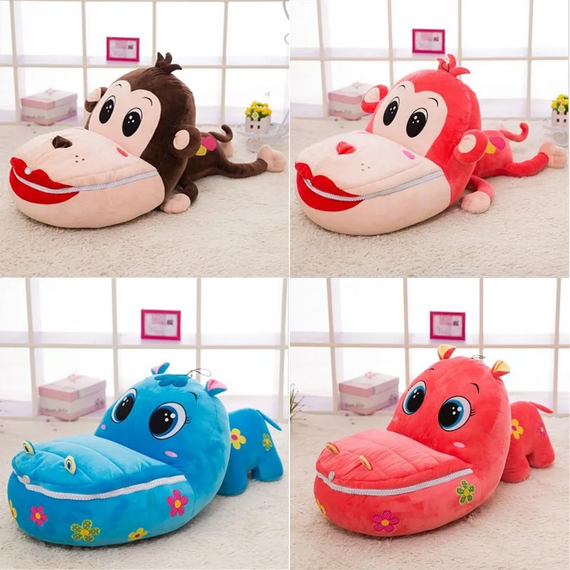hippo monkey plush