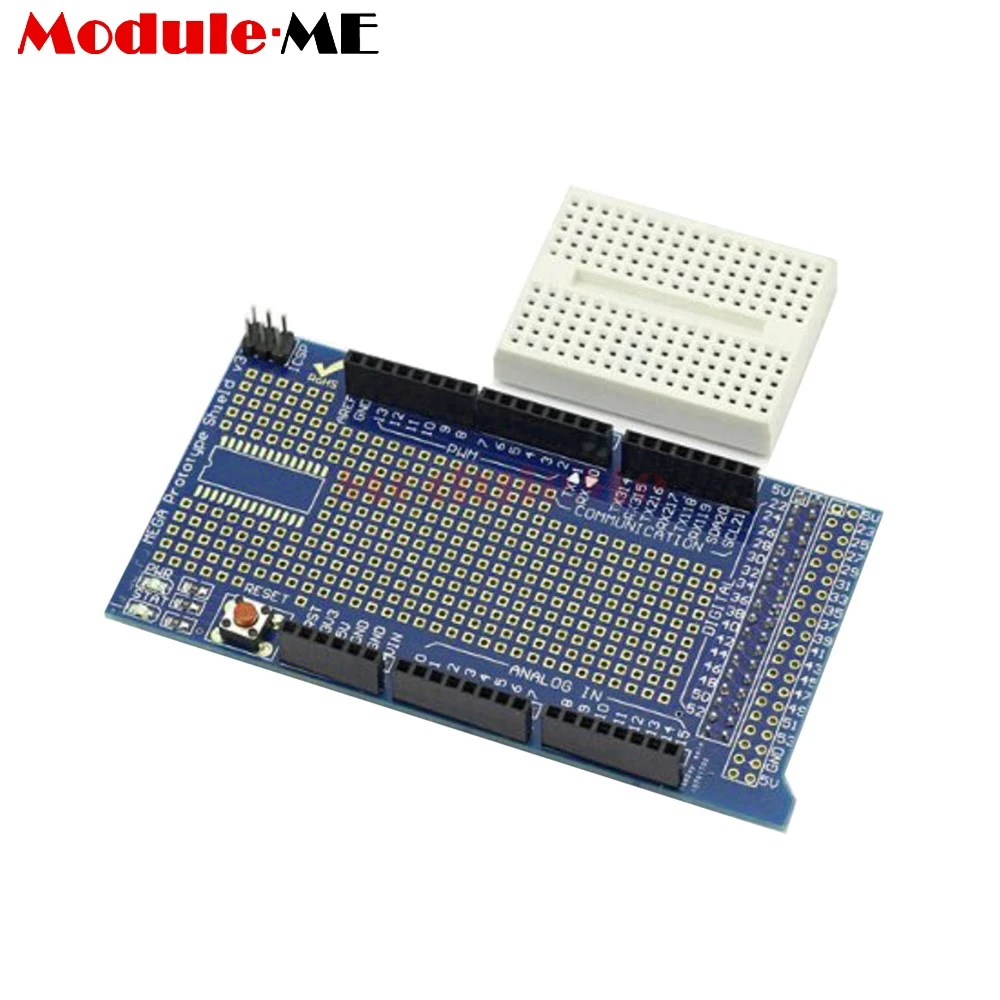 

170 Tie PointS Proto Prototype Shield V3.0 V3 3.0 Expansion Development Board + Mini PCB Breadboard For Arduino ATMega328p