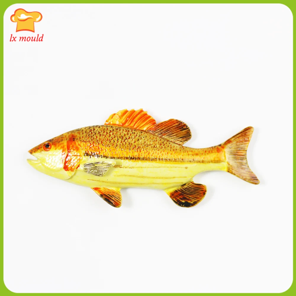 

2019 New Fish silicone mold cake icing decorated handmade DIY marine animals