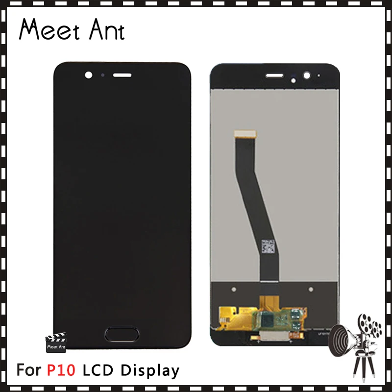 10 шт./лот Высокое качество 5 1 ''для Huawei P10 VTR-L09 VTR-L10 VTR-L29 ЖК-экран с сенсорным
