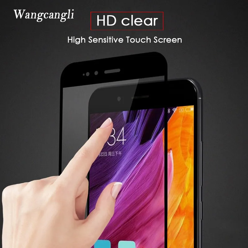 Закаленное стекло с полным покрытием для Xiaomi mi a1 a2 защита экрана Защитное xiaomi 6X max